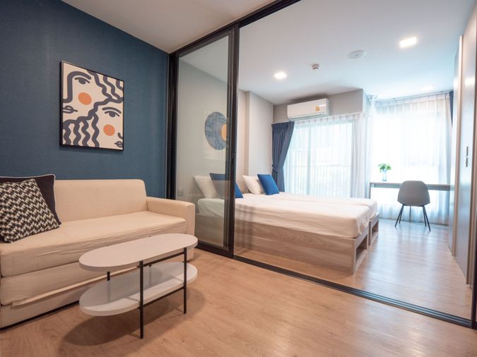 ขายคอนโด เคฟทียู KAVE TU ม.ธรรมศาสตร์  ตกแต่งสวยสภาพดีมากๆ 98% เฟอร์ครบพร้อมอยู่ ขนาด 27.21 ตรม. แบบ 1 ห้องนอน  