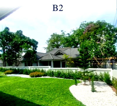 Houses for sale Bang Lamung Chonburi : Single house for sale in European Thai Home Pattaya project, Bang Lamung, Chonburi.