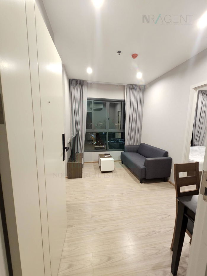 รูป ให้เช่าคอนโด เดอะ ทรี หัวหมาก อินเตอร์เชนจ์ อาคาร B ชั้น 25 1 ห้องนอน ขนาด 26 ตรม ใกล้ The Mall บางกะปิ - รูปที่ 1/8