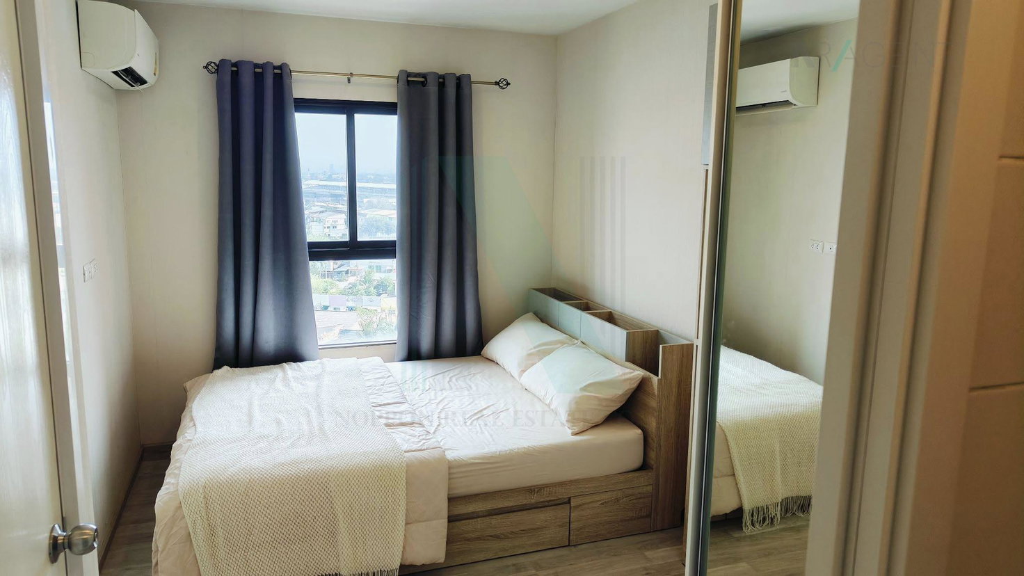 รูป ให้เช่าคอนโด พลัมคอนโด เซ็นทรัล สเตชั่น อาคาร 1 ชั้น 12 1 ห้องนอน ขนาด 26 ตรม ใกล้ MRT สถานีสามแยกบางใหญ่ - รูปที่ 4/8