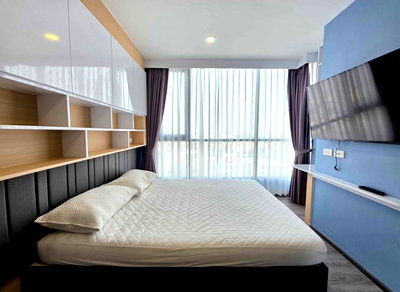 Condos for rent MRT Lat Phrao 101  : Y191📌 Condo for rent: THE ORIGIN LADPRAO - BANGKAPI, 2 bedrooms, ready to move in, free WIFI, next to the Yellow Line train station.