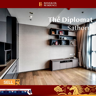 ขายคอนโด : 🔥 ดีลพิเศษ! ห้องกว้าง ราคาดี ,The Diplomat Sathorn  ใกล้ BTS สุรศักดิ์ 