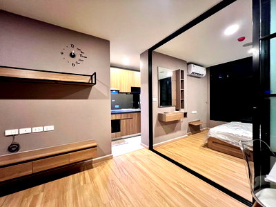 เช่าคอนโด ตลาดนัดเลียบด่วน รามอินทรา : ห้องว่าง พร้อมเข้าอยู่ เช่า The Cube Loft นวลจันทร์ โทรเลย 082-641-4199