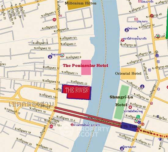 รูป คอนโด 1-ห้องนอน ที่ เดอะ ริเวอร์ คอนโดมิเนียม ใกล้ BTS สะพานตากสิน (ID 2618821) - รูปที่ 8/8