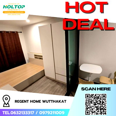 Condos for rent : #R9261 🎉 100269 Condo for Rent: Regent Home Wutthakat