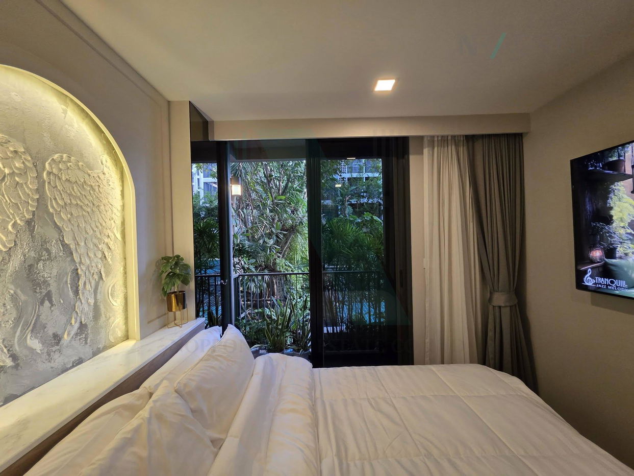 รูป 🔺 ให้เช่าคอนโด แชมเบอร์ส อ่อนนุช สเตชั่น อาคาร 1 ชั้น 1 1 ห้องนอน ขนาด 37 ตรม ใกล้ BTS อ่อนนุช - รูปที่ 2/8