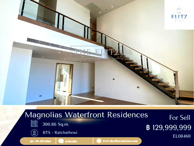 ขายคอนโด : ✨ วิวโค้งน้ำเจ้าพระยาที่สวยที่สุดในโลก Magnolias Waterfront Residences ชั้นสูง วิวหน้ากว้างพาโนรามาไม่มีตึกบัง 🎉