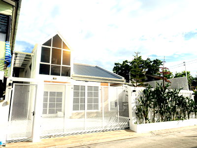 บ้านเดี่ยว โลตัสเอ็กเพลส(สุทธิสาร) : CS023  🏠 Nordic style house 🏠 🏙️ น้ อ ง C o r n n e r  ซ อ ย ล า ด พ ร้ า ว 9 1