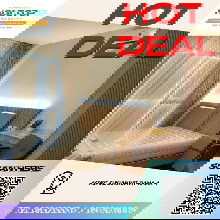 รูป #Z4551💥 090269 🔥ให้เช่าคอนโด Aspire Sukhumvit-Rama 4 - รูปที่ 1/10