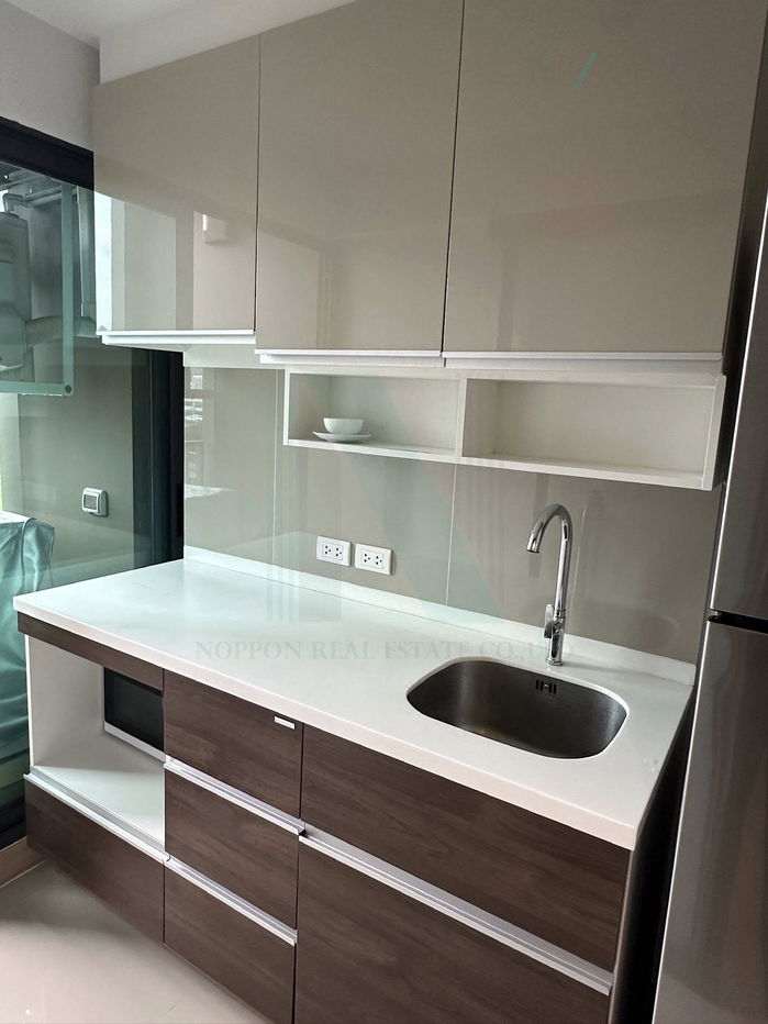 รูป 📌 ให้เช่าคอนโด ศุภาลัย ไพร์ม พระราม 9 อาคาร 1 ชั้น 8 1 ห้องนอน ขนาด 33 ตรม ใกล้ KPN Tower - รูปที่ 7/8