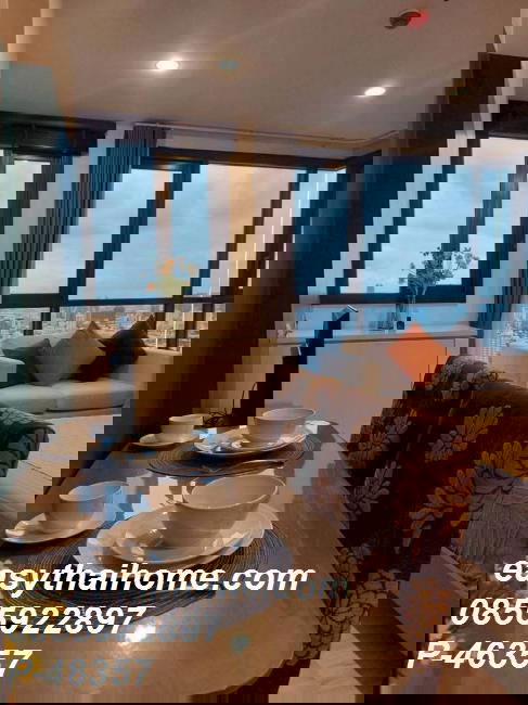 รูป P-46357 วิวเมืองสุดปัง! XT ห้วยขวาง 1 ห้องนอน ใกล้ MRT 18,000 บาท Line Id: @easythaihome 085-592-2897 - รูปที่ 12/17