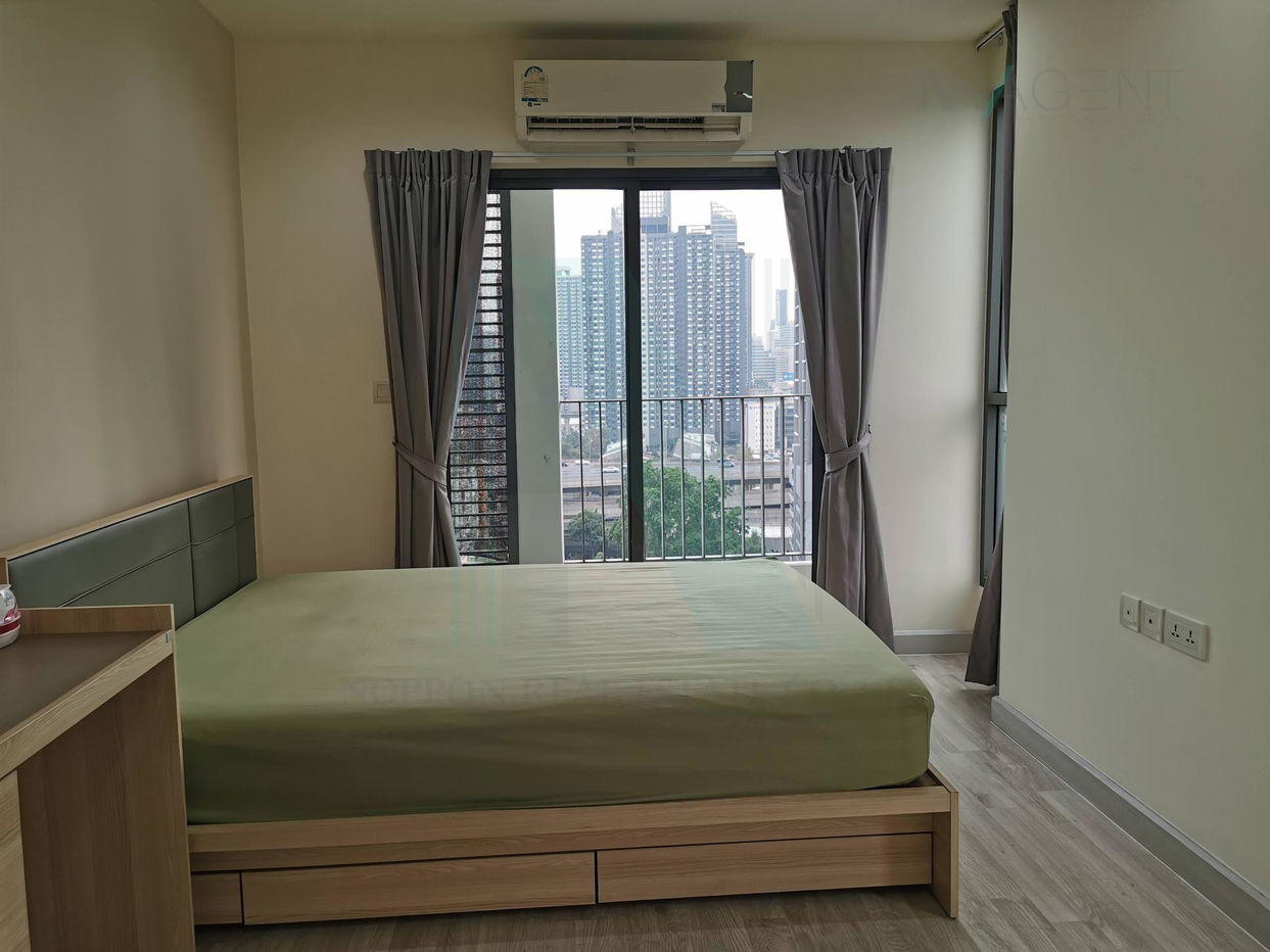 รูป 🚩 ให้เช่าคอนโด ไอดีโอ โมบิ พระราม 9 อาคาร 1 ชั้น 12 2 ห้องนอน ขนาด 55.00 ตรม ใกล้ เซ็นทรัลพระราม 9 - รูปที่ 4/8