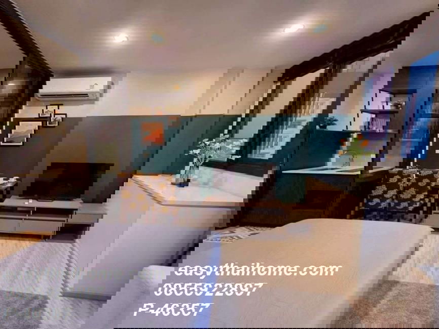 รูป P-46357 วิวเมืองสุดปัง! XT ห้วยขวาง 1 ห้องนอน ใกล้ MRT 18,000 บาท Line Id: @easythaihome 085-592-2897 - รูปที่ 10/17