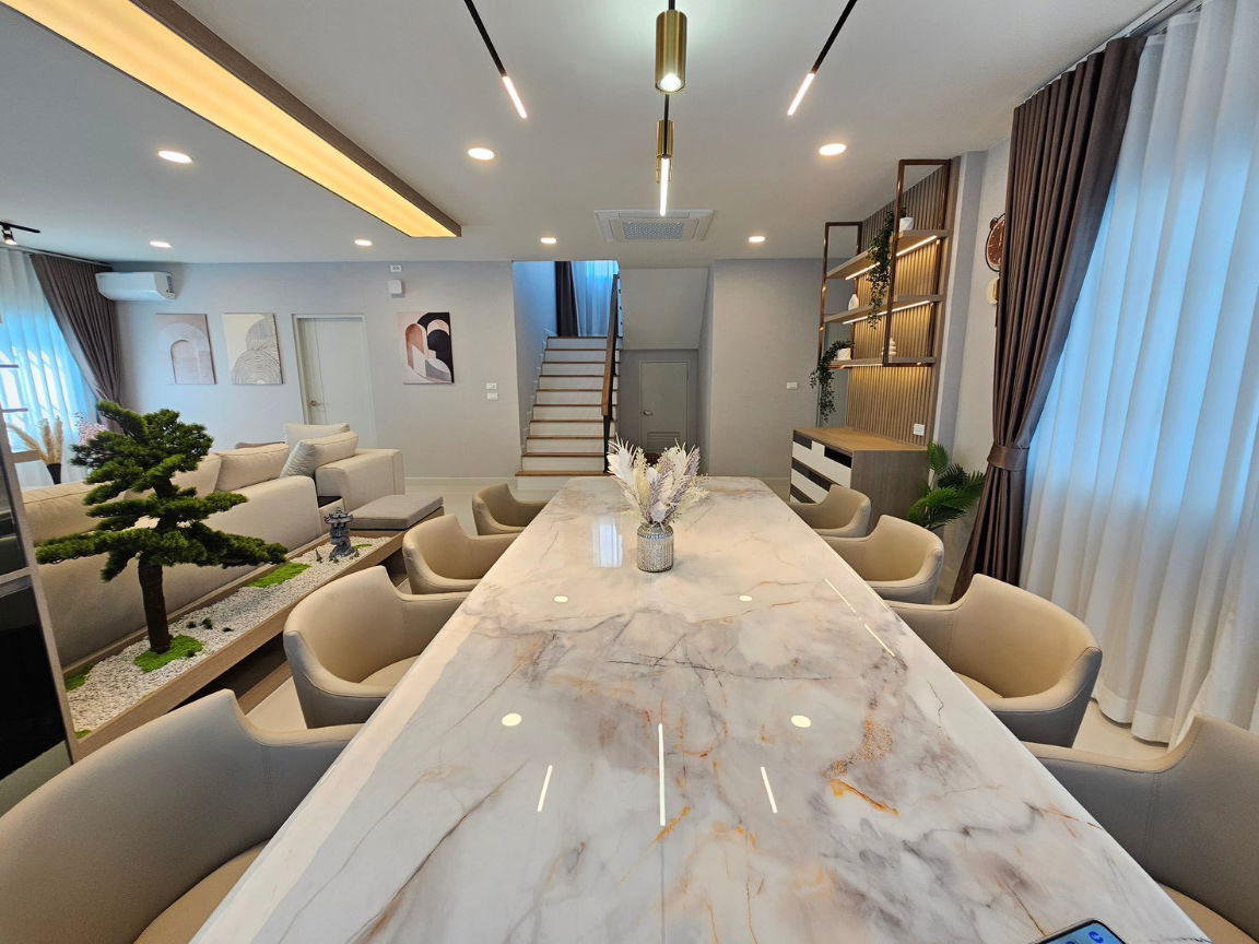 รูป 🏡ขายและปล่อยเช่าบ้านเดี่ยวทำเลพรีเมียม Bangkok Boulevard Bangna–Km.5 4 ห้องนอน 4 ห้องน้ำถนนเมน ใกล้คลับเฮาส์ - รูปที่ 19/33