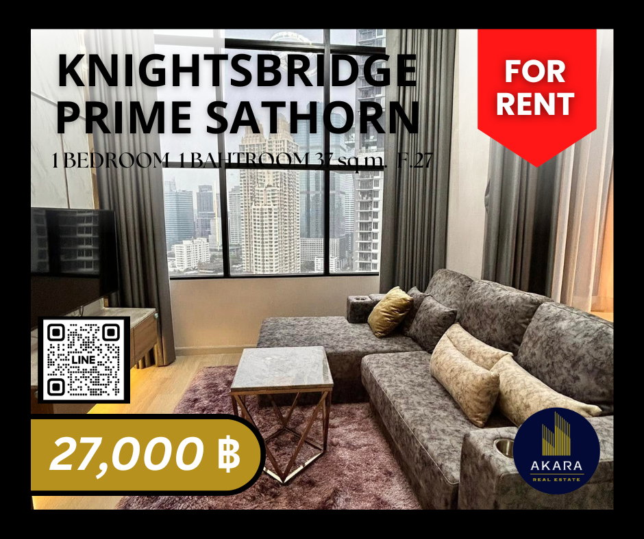 🟨🟨🟦🟦[ ให้เช่า ] Knightsbridge Prime Sathorn รหัส MB102-02P🟦🟦🟨🟨 คลิ๊ก‼️ Akara Real Estate ✅✅✅ "ตอบไว ทันใจ ใส่ใจทุกขั้นตอน"