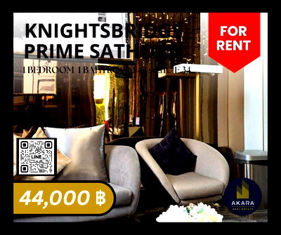 คอนโดให้เช่า : 🟨🟨🟦🟦[ ให้เช่า ] Knightsbridge Prime Sathorn รหัส MB102-02F🟦🟦🟨🟨 คลิ๊ก‼️ Akara Real Estate ✅✅✅ "ตอบไว ทันใจ ใส่ใจทุกขั้นตอน"