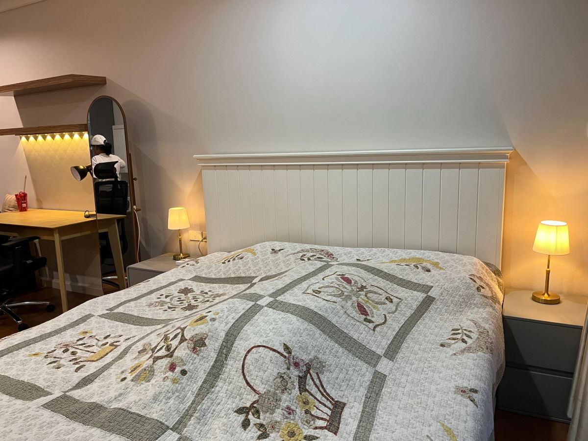 รูป Grand Park View Asoke ห้องสตูดิโอชั้น 12 ระเบียงใหญ่ติดสวน ตกแต่งใหม่ - รูปที่ 22/35