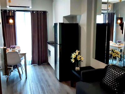 Condos for rent : For Rent Condo RICH PARK @ TRIPLE STATION Building 1, Floor 11,1 bed room, Room size 27.00 sqm