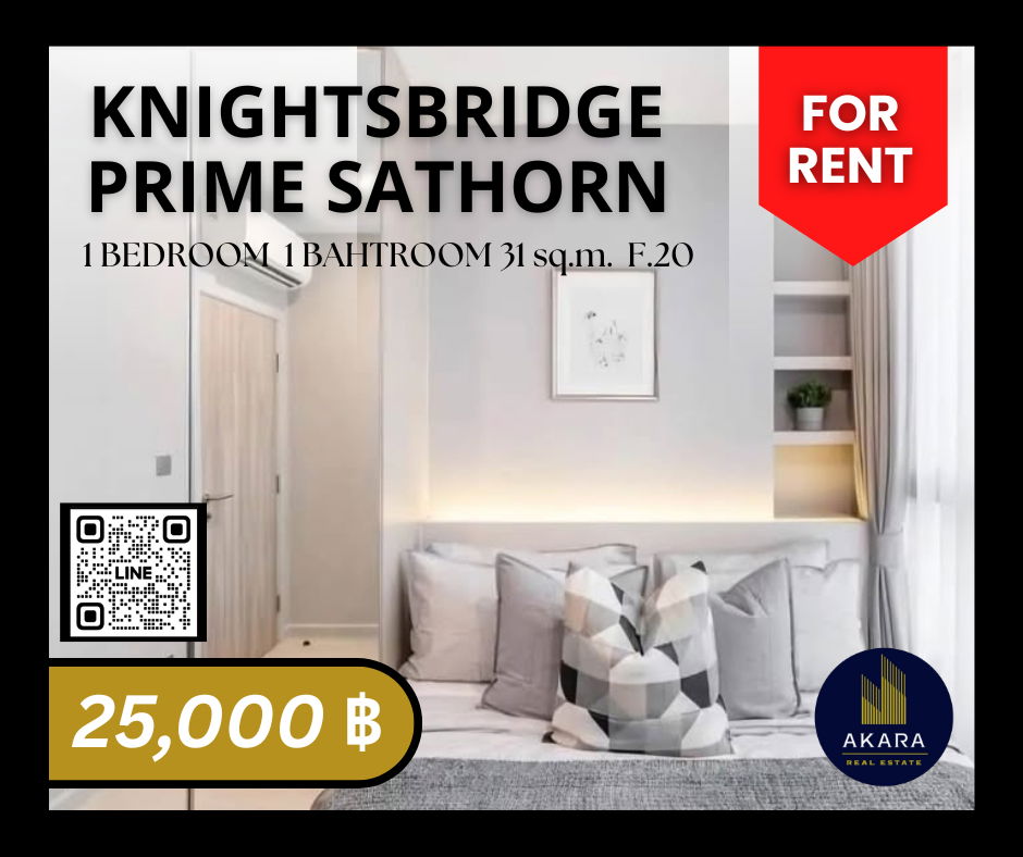 picture 🟨🟨🟦🟦[FOR RENT] Knightsbridge Prime Sathorn CODE: MB102-02C🟦🟦🟨🟨 Click‼️ Akara Real Estate ✅✅✅ "Fast response, Prompt service, Full support" - 1/12
