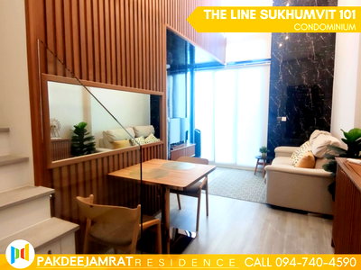 Condos for rent BTS Punnawithi : Rent The Line sukhumvit 101 1 bedroom 1 bathroom size 42 sq.m. 22,500 baht / month