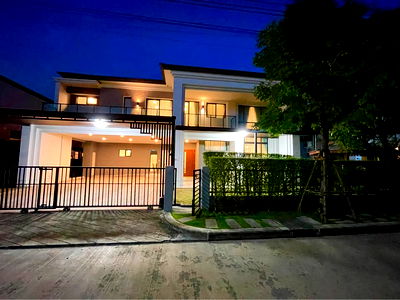 บ้านเดี่ยว เขตสายไหม : ND0043 ขาย บ้านใหม่ The city รามอินทรา2 ต่อเติมหลังคา ทั้งหน้าบ้าน และหลังบ้าน  เฟอร์นิเจอร์ครบ