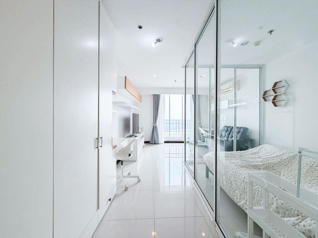 รูป ให้ เช่า คอนโด 1 นอน ศุภาลัย PRIMA RIVA ห้องมุม วิวแม่น้ำเจ้าพระยา 43 ตรม ชั้น 33 - รูปที่ 3/12