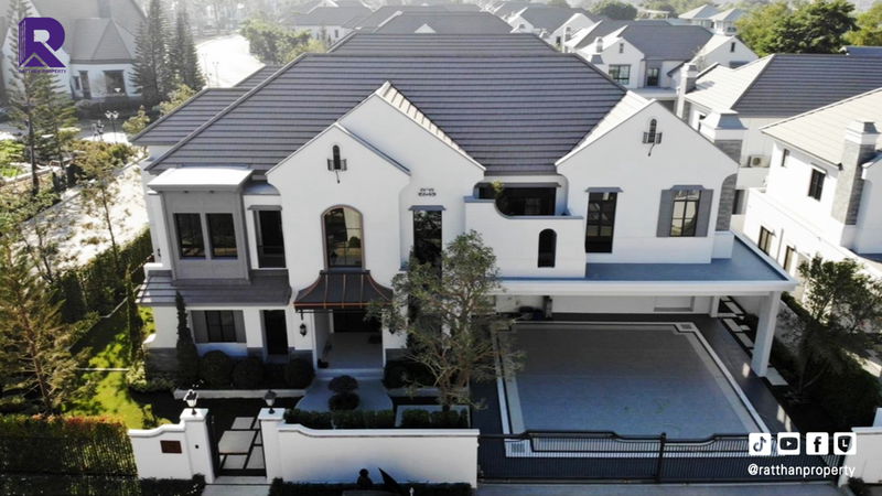 ขายบ้านเดี่ยว : ขายบ้านเดี่ยว หลังมุม ตกแต่งพร้อมอยู่ ราคาถูกที่สุด นันทวัน พระราม 9-กรุงเทพกรีฑาตัดใหม่