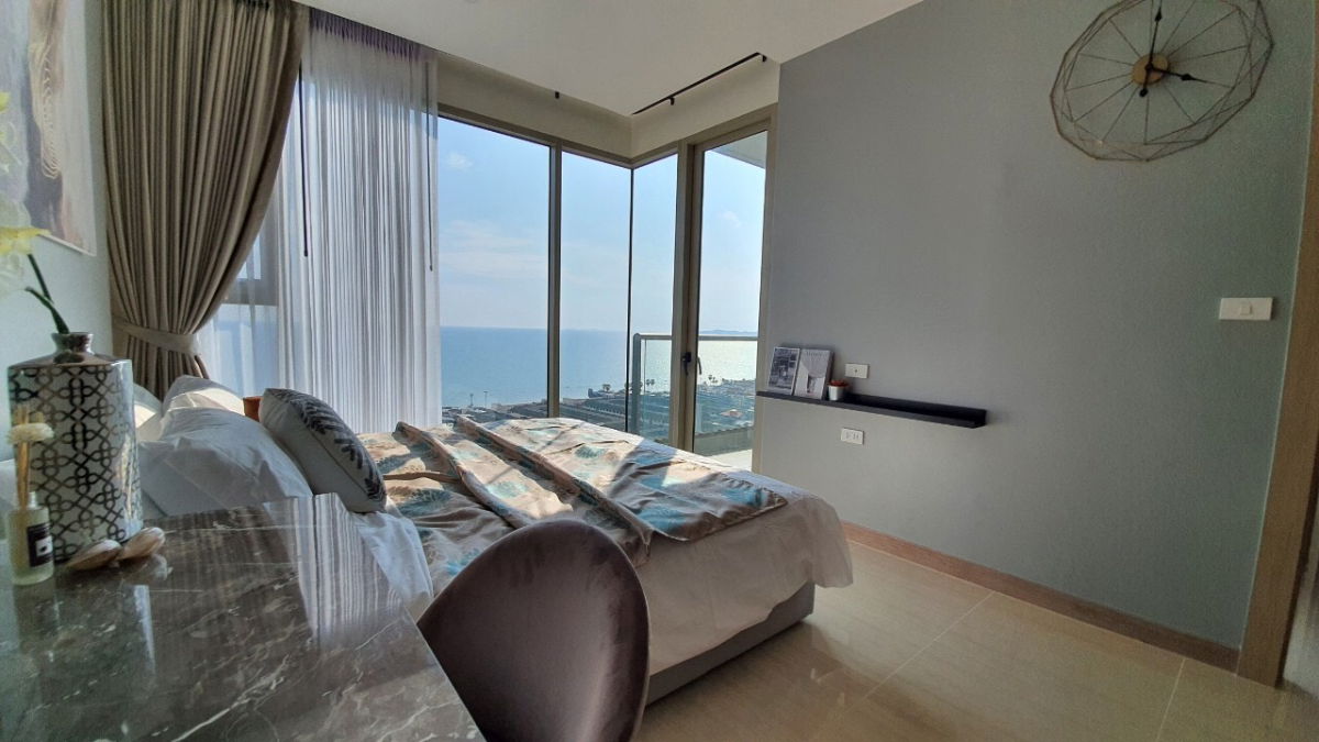 รูป ‼️ขาย ‼️ ริเวียร่า จอมเทียน คอนโด 2 ห้องนอนใหญ่ วิวทะเล ห้องตกแต่งสวยมาก พร้อมผู้เช่าระยะยาว🔥 - รูปที่ 14/25