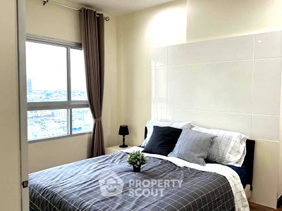 คอนโดให้เช่า : ใกล้ BTS กรุงธนบุรี เพียง 100 ม. ห้อง 1 ห้องนอน ชั้น 17 Q House Sathon (ID 2025125)