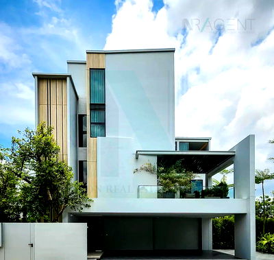 Houses for rent ม.นานาชาติแสตมฟอร์ด : For Rent 3-story House VIVE 2 KRUNGTHEP KREETHA 4 bedroom 5 bathroom