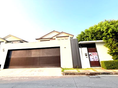 ขายบ้านเดี่ยว : ขายบ้าน นันทวัน อุทยาน อักษะ หลังริม 80 ตรว. บนถนนอุทยาน อักษะ