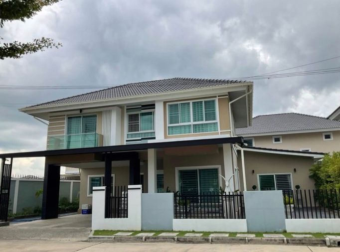 🏡 ให้เช่าบ้านเดี่ยว กาญจน์กนก 12 เฟส 2📍 บ้านติดสวนสาธารณะของโครงการ บรรยากาศร่มรื่น เงียบสงบ