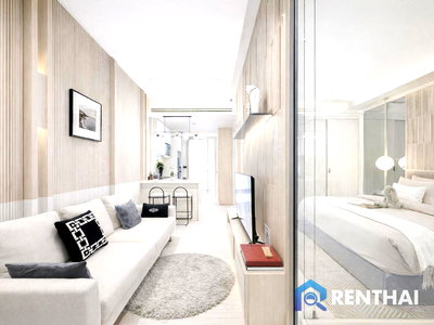ขายคอนโด : คอนโดมเนียมริมหาดจอมเทียนแห่งใหม่ Sky Park Lucean Jomtien  1 bedroom 40 sq.m.