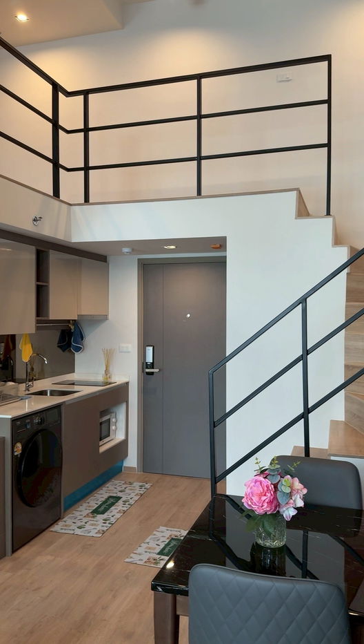 รูป ปล่อยเช่า🔥คอนโดใกล้ MRT สถานีพระราม 9 | Ideo Rama 9 – Asoke | Fully furnished + Built-in ครบ - รูปที่ 7/7