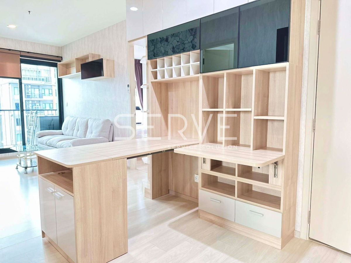 รูป 🔥ห้องกว้าง 2นอน ชั้นสูงสุด30+ วิวโล่ง ไม่โดนบล็อค ห้องแต่งสวย เฟอร์ครบ พร้อมอยู่ คอนโดทำเลดีๆ ติด MRT เพชรบุรี , ARL มักกะสัน @ Life Asoke - รูปที่ 9/10