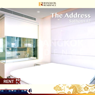 เช่าคอนโด BTS เซนต์หลุยส์ :  ห้องสวยจริง พร้อมเข้าอยู่ทันที 💚 The Address Sathorn 12 ใกล้ BTS เซนต์หลุยส์ 