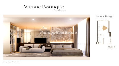 Condos for sale Soi Buakhao : 🛏️ Studio - 🛁 1 Bath - 🏙️ Garden View - 🇹🇭 COMPANY name - 🏢 Avenue Boutique Condominium Pattaya - Ref: AVBC04