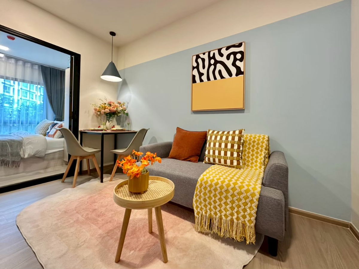 รูป DcondoSenseBangsaen ทางเลือกที่ผู้ปกครองจำนวนมากนิยมซื้อให้บุตรหลานอยู่อาศัยระหว่างเรียน - รูปที่ 3/10