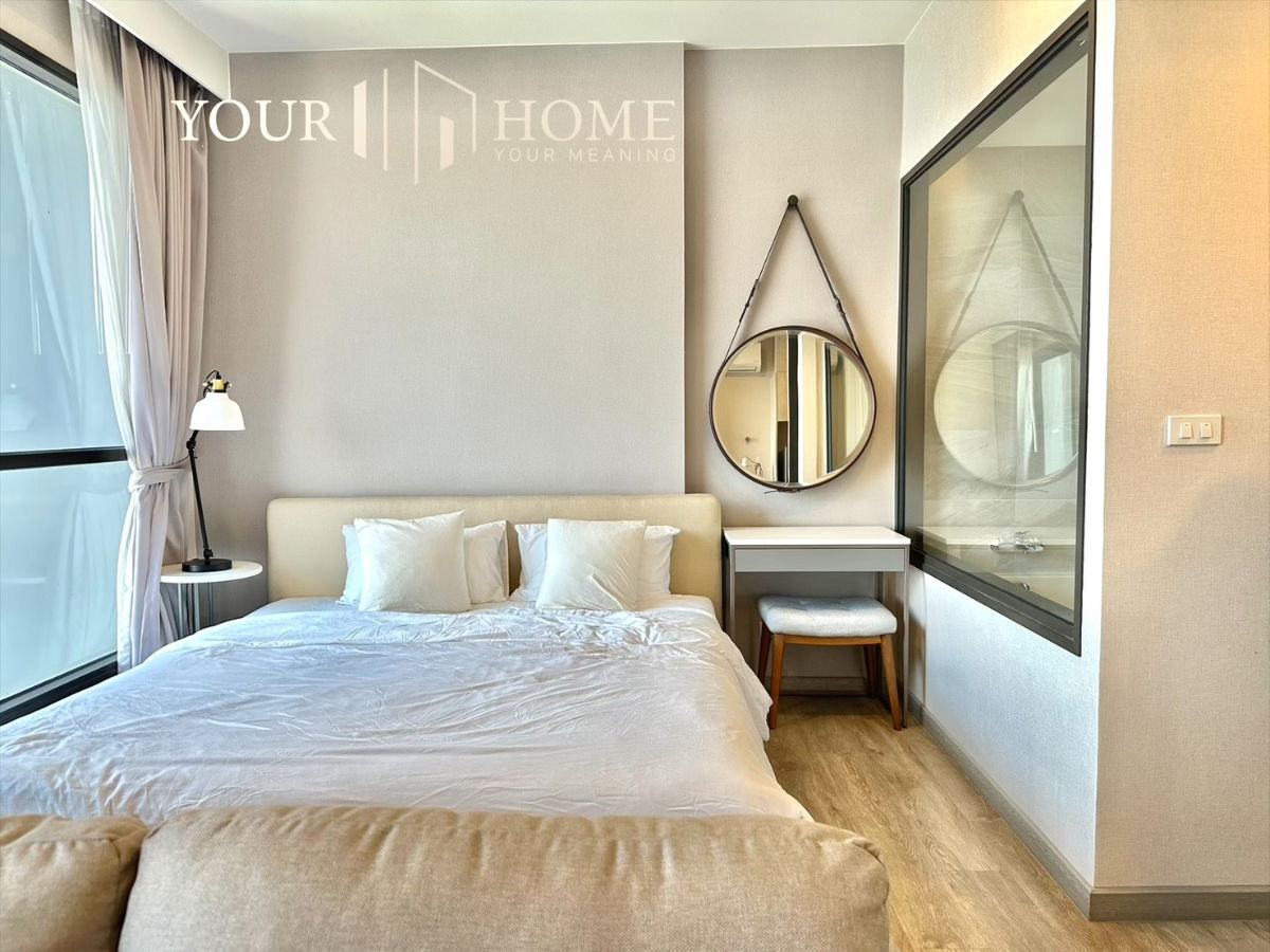 รูป ให้เช่า : Keen condo : 1 Bed 35 ตรม. ชั้น 35 วิวเมืองและภูเขา ใกล้ห้างโรบินสัน ติดถนนสุขุมวิท - รูปที่ 5/9