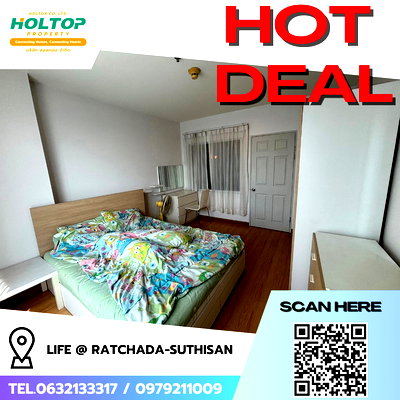 Condos for rent : #R9271 🎉 110269 Condo for Rent: Life @ Ratchada-Suthisan