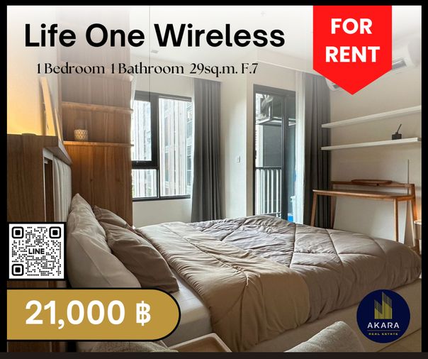 🟨🟨🟦🟦[ ให้เช่า ] Life One Wireless🟦🟦🟨🟨 คลิ๊ก‼️ Akara Real Estate ✅✅✅ "ตอบไว ทันใจ ใส่ใจทุกขั้นตอน"