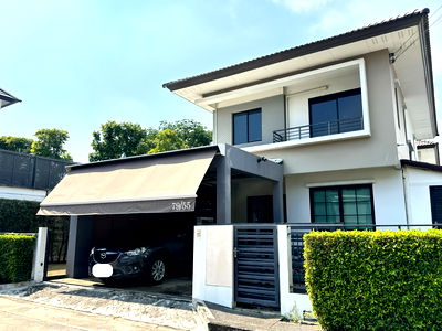 เช่าบ้านเดี่ยว มาร์เก็ต วิลเลจ สุวรรณภูมิ : Areeya Como Bangna 3 นอน 3 น้ำ โซนไพรเวท ใกล้ทางออกไปเมกะ บางนา