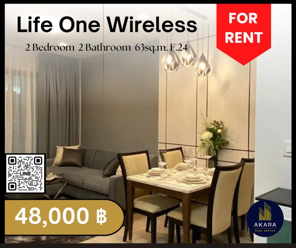 🟨🟨🟦🟦[ ให้เช่า ] Life One Wireless🟦🟦🟨🟨 คลิ๊ก‼️ Akara Real Estate ✅✅✅ "ตอบไว ทันใจ ใส่ใจทุกขั้นตอน"
