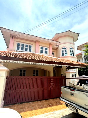 บ้านเดี่ยวให้เช่า : 🏡ให้เช่าบ้านเดี่ยว 2 ชั้น หมู่บ้านภัสสร 4 5 ห้องนอน 3 ห้องน้ำติดถนนใหญ่ รังสิต-นครนายก ใกล้ฟิวเจอร์พาร์ครังสิต รถไฟฟ้าสายสีเขียว สถานีคูคต