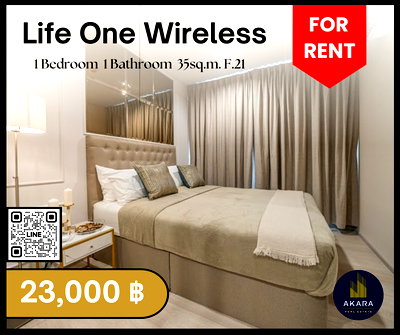 Condos for rent : 🟨🟨🟦🟦[FOR RENT] Life One Wireless🟦🟦🟨🟨 Click‼️ Akara Real Estate ✅✅✅ "Fast response, Prompt service, Full support"