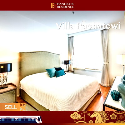 Condos for sale : ⚡ Villa Rachatewi  2-Bedroom Unit in the Heart of Ratchathewi near BTS Ratchathewi