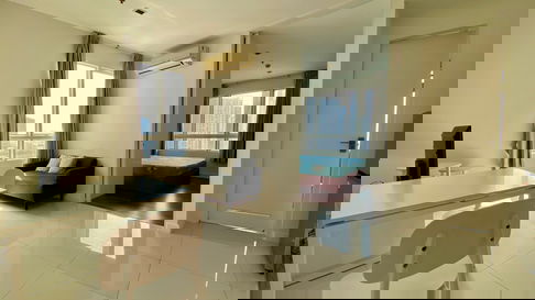 คอนโด 1 ห้องนอน 1 ห้องน้ำ ขนาด 34 ตารางเมตร ที่ The Bloom Sukhumvit 71 ให้เช่า 15,000 บาทต่อเดือน สถานีรถไฟฟ้า BTS พระโขนง