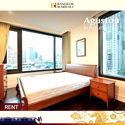 Condos for rent : Aguston Sukhumvit 22 🐶🐱 Pet-Friendly, Classic charm 🤎 Stunning view, Near BTS Phrom Phong