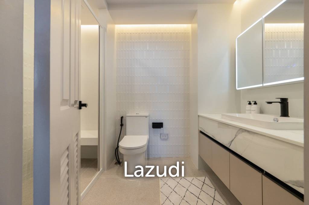 รูป 89 sqm modern 2 bedroom condo on 9th floor in Chong Nonsi Bangkok - รูปที่ 16/19