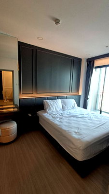 คอนโดให้เช่า : ห้องบิ้วดิ์อิน 1 Bedroom Plus (แอร์ 3 ตัว) 46 ตรม ชั้น 16 Supalai lite วงเวียนใหญ่-ท่าพระ ออกเฉียงเหนือ MRT ท่าพระ